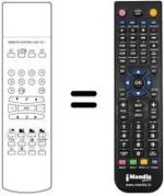 Replacement remote control Zanussi DECORUS D70-28'