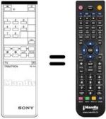 Replacement remote control RM-655