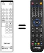 Replacement remote control Sony RM-656