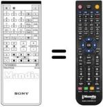 Replacement remote control RM-662