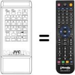 Gleichwertige Fernbedienung JVC C 1480EK