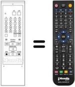Replacement remote control Zanussi RV 960