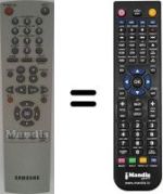 Gleichwertige Fernbedienung Samsung SV-651 X