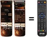 Gleichwertige Fernbedienung Sony SLV-725