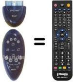 Replacement remote control SONY PS2 / PS