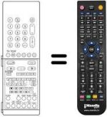 Replacement remote control TZS1EK001