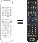 Replacement remote control SSR 52 ML