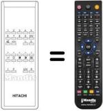 Gleichwertige Fernbedienung Hitachi CPT 1570
