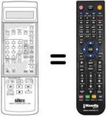 Replacement remote control Zanussi SV 2366