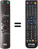 Replacement remote control Sony KZ-42 TS1
