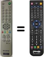 Replacement remote control Sony KV-28 EW20E