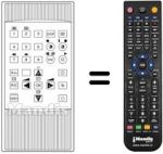 Replacement remote control TC 150 E