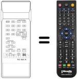 Replacement remote control TC 52 C
