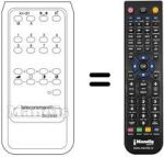 Replacement remote control TC 8