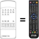 Replacement remote control TCE