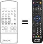 Replacement remote control Mivar 15 M 1