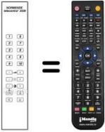 Replacement remote control TELECONTROL 3539