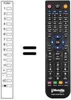 Replacement remote control TNQ 1420