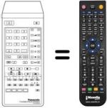 Replacement remote control TNQ 8E 0403