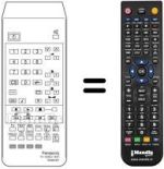 Replacement remote control TNQ 8E 0407