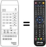 Replacement remote control TNQ 8E 0413