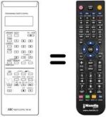 Replacement remote control TRB-16 B