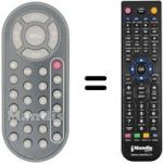 Replacement remote control United TFT 7090