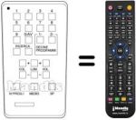 Replacement remote control TT 99