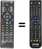 Replacement remote control Thomson 55 DP 21