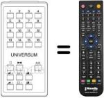 Gleichwertige Fernbedienung UNIVERSUM 9295072