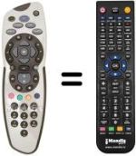 Replacement remote control URC 1655-00R00