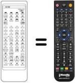 Gleichwertige Fernbedienung Sanyo CEP 2872 H