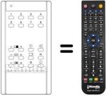 Replacement remote control US 8 FACH
