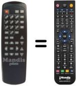 Replacement remote control VS-9800 CI