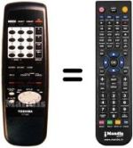 Gleichwertige Fernbedienung Toshiba V 728 W