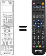 Replacement remote control VT-RM 743 E