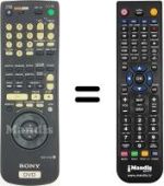 Gleichwertige Fernbedienung Sony DVP-S 7700