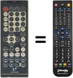 Replacement remote control MAJESTIC DVX 189