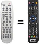 Replacement remote control Daewoo SH 7440