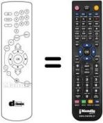 Replacement remote control Ingelen DBOX