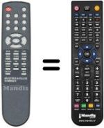 Replacement remote control Sedea S 6000