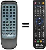 Gleichwertige Fernbedienung Thomson DTH 1000