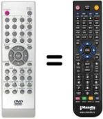 Replacement remote control Zanussi SF 1000