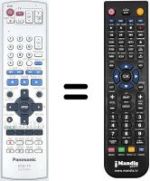 Replacement remote control Panasonic DMRE-S10 EG-S