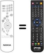 Replacement remote control Ingelen MEDIA MASTER 9500