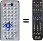 Replacement remote control Nortek PDVX-450