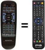 Replacement remote control Kenwood DVF-5020