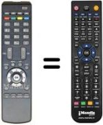 Gleichwertige Fernbedienung Vestel S 8280 SD