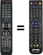 Gleichwertige Fernbedienung Samsung DVD SH-897