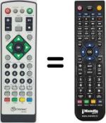 Replacement remote control Metronic ZAP BOX USB PLAYER
